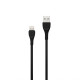 Кабель USB WALKER C565 Lightning black