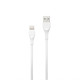 Кабель USB WALKER C565 Lightning white