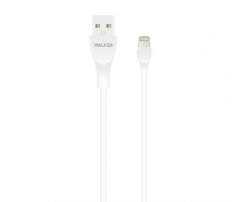 Кабель USB WALKER C565 Lightning white