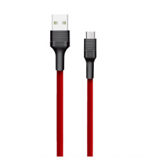 Кабель USB WALKER C575 Micro red