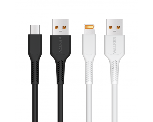 Кабель USB WALKER C315 Lightning white