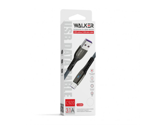 Кабель USB WALKER C920 Type-C black