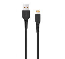 Кабель USB WALKER C315 Lightning black