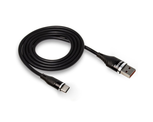 Кабель USB WALKER C735 Type-C 2м black