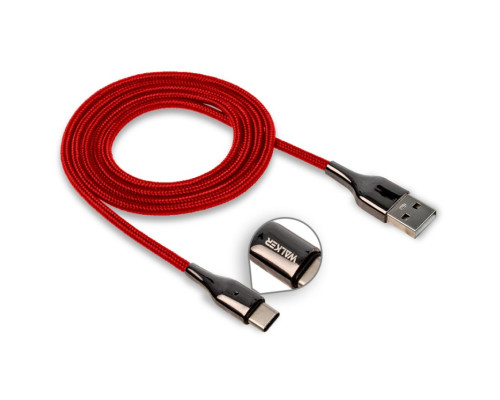 Кабель USB WALKER C930 Intelligent Type-C red