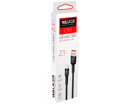 Кабель USB WALKER C315 Type-C black