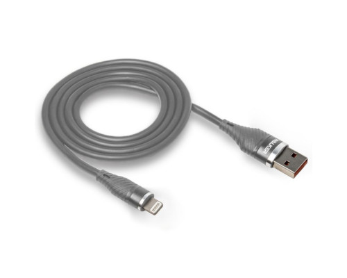 Кабель USB WALKER C735 Lightning grey