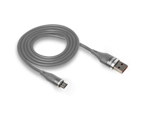 Кабель USB WALKER C735 Micro grey