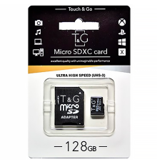 Карта пам'яті TG MicroSDXC 128gb UHS-3 10 Class (adapter SD) PLS-00-00114786