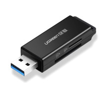 Картрідер UGREEN USB 3.0 to TF + SD Dual Card Reader (Black) (UGR-40752)