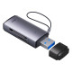 Кард-рідер Baseus Lite Series USB-A to SD/TF Card Reader Grey (WKQX060013)
