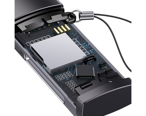 Кард-рідер Baseus Lite Series USB-A to SD/TF Card Reader Grey (WKQX060013)