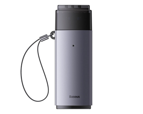 Кард-рідер Baseus Lite Series USB-A to SD/TF Card Reader Grey (WKQX060013)