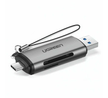 Кардрiдер UGREEN CM185 USB-C/USB-A Card Reader (UGR-50706) (UGR-50706)