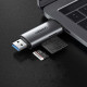 Кардрiдер UGREEN CM185 USB-C/USB-A Card Reader (UGR-50706) (UGR-50706)