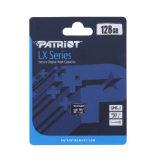 Карта Пам'яті Patriot LX Series MicroSDXC (UHS-1) 128gb 10 Class Колір Чорний 814914027998