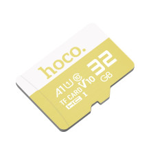 Карта Пам'яті Hoco MicroSDHC 32gb 10 Class Колір Жовтий 6957531085812