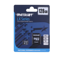 Карта Пам'яті Patriot LX Series MicroSDXC (UHS-1) 128gb 10 Class & Adapter Колір Чорний 815530018544