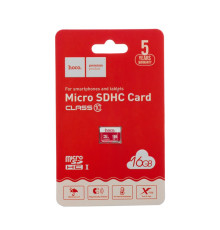 Карта Пам'яті Hoco MicroSDHC 16gb 10 Class Колір Червоний