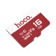 Карта Пам'яті Hoco MicroSDHC 16gb 10 Class Колір Червоний 6957531085805