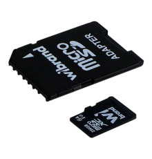 Карта Пам'яті Wibrand MicroSDHC 256gb UHS-1 U3 10 Class & Adapter Чорний ma73698_184542