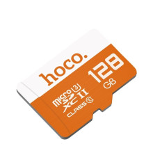 Карта Пам'яті Hoco MicroSDXC 128gb 10 Class Колір Помаранчевий 6957531090366