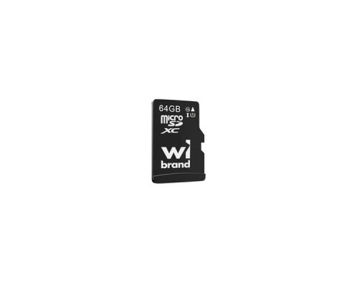 Карта Пам'яті Wibrand MicroSDHC 64gb UHS-1 10 Class Колір Чорний 4820124152067