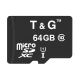Карта Пам'яті T&G MicroSDXC 64gb UHS-1 10 Class Колір Чорний