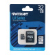 Карта Пам'яті Patriot LX Series MicroSDHC (UHS-1) 32gb 10 Class & Adapter Колір Чорний 815530010883