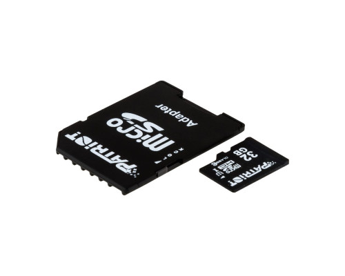 Карта Пам'яті Patriot LX Series MicroSDHC (UHS-1) 32gb 10 Class & Adapter Колір Чорний 815530010883