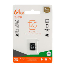 Карта Пам'яті T&G MicroSDXC 64gb UHS-3 10 Class Колір Чорний 4711472588403