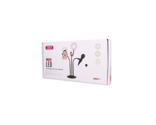 Кільцева лампа XO BGD006/LS-90-6 3.5-inch disc base single head 3 in 1 Чорна mag-692068086877357299