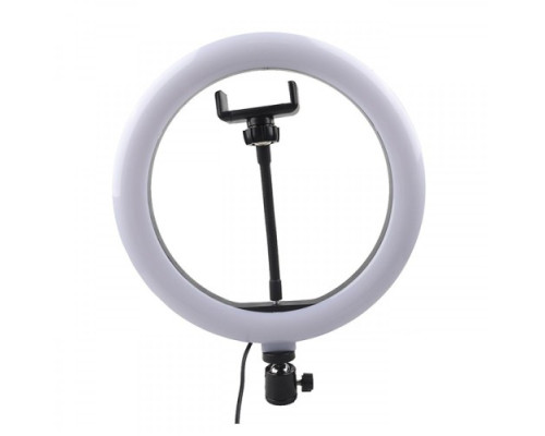 Кільцева світлодіодна Лампа 26 см із затискачем для тел. mag-200000120686721411