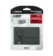 Жорсткий диск 2.5 SSD 960Gb Kingston SSDNow A400 Series, SA400S37/960G (2Ch), TLC, SATA-III 6Gb/s Rev3.0, зап/чит. - 450/500мб/с NBB-76986