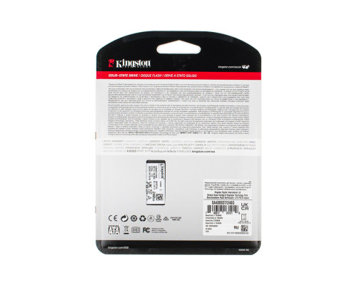 Жорсткий диск 2.5 SSD 240Gb Kingston SSDNow A400 Series, SA400S37/240G (2Ch), TLC, SATA-III 6Gb/s Rev3.0, зап/чит. - 350/500мб/с NBB-67146