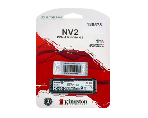 Жорсткий диск M.2 2280 SSD 1Tb Kingston SNV2S Series (SNV2S/1000G) NBB-128578