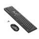 Клавіатура+миша HOCO GM17 Wireless business keyboard and mouse set(Russian Version) Black