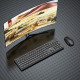 Клавіатура+миша HOCO GM17 Wireless business keyboard and mouse set(Russian Version) Black