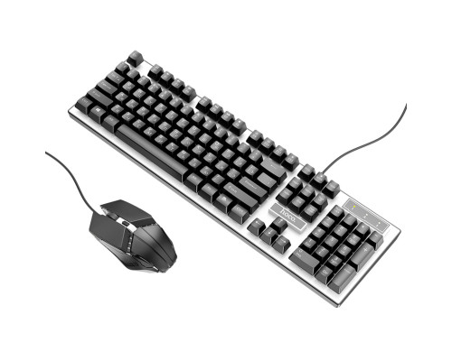 Миша + клавіатура HOCO GM18 Luminous gaming keyboard and mouse set Black