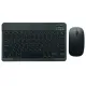 Бездротова клавіатура RGB (UKR) + Мишка Bluetooth+2.4G АКБ ( Комплект 2в1) Black mag-2000001658598146484