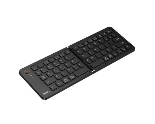 Комп ютерна Клавіатура HOCO GM71 Proficient mini folding wireless keyboard (Cyrillic version) Black mag-6942007672115153717