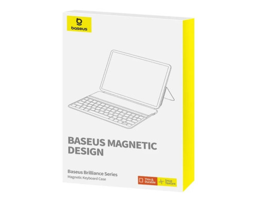 Клавіатура Baseus Brilliance Series Magnetic Keyboard Case for Pad Mini 6 8.3″ Cluster Black (with Simple Series Type-C Cable) (P40112602111-00)