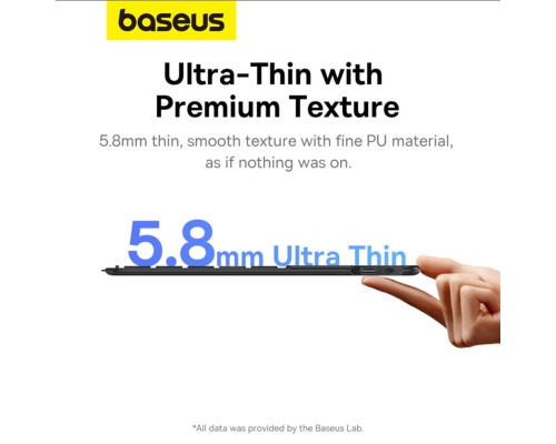 Клавіатура Baseus Brilliance Series Magnetic Keyboard Case for Pad Mini 6 8.3″ Cluster Black (with Simple Series Type-C Cable) (P40112602111-00)