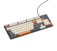 Комп ютерна Клавіатура HOCO GM61 Murphy 3-color wired keyboard Star gray mag-6942007672092153118