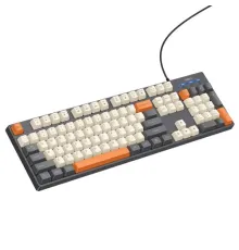 Комп ютерна Клавіатура HOCO GM61 Murphy 3-color wired keyboard Star gray mag-6942007672092153118