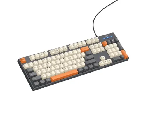 Комп ютерна Клавіатура HOCO GM61 Murphy 3-color wired keyboard Star gray mag-6942007672092153118