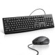 Комплект з  маніпулятора миші та клавіатури UGREEN Wired Keyboard and Mouse Combo