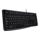 Клавіатура дротова LOGITECH K120 Russian Layout Black