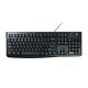 Клавіатура дротова LOGITECH K120 Russian Layout Black