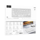 Клавіатура HOCO GM32 Wisdom wireless dual-mode keyboard(english version) Silver